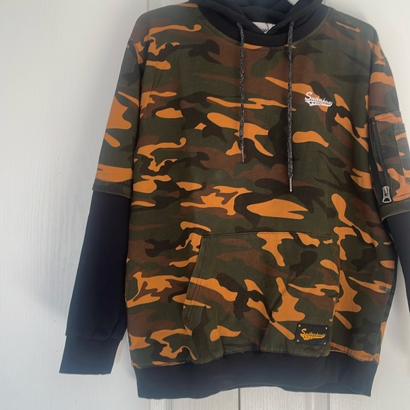 NWOT: SNIPER HERO CAMOUFLAGE PULLOVER HOODIE - BRAND NEW - Picture 7 of 15